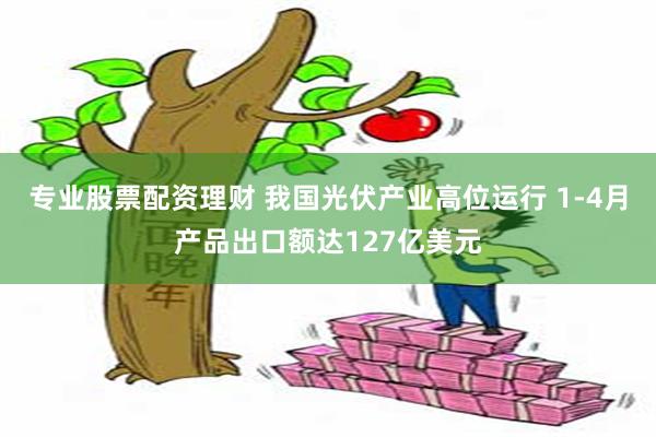 专业股票配资理财 我国光伏产业高位运行 1-4月产品出口额达127亿美元