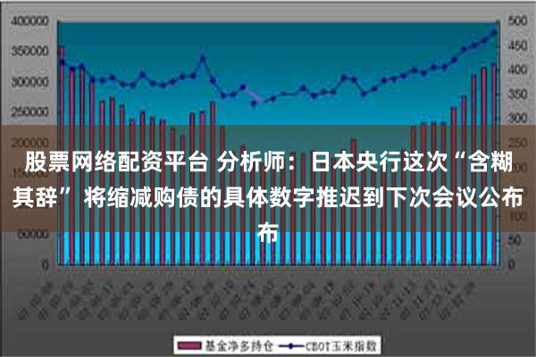 股票网络配资平台 分析师：日本央行这次“含糊其辞” 将缩减购债的具体数字推迟到下次会议公布