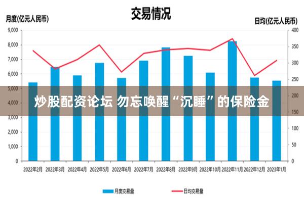 炒股配资论坛 勿忘唤醒“沉睡”的保险金