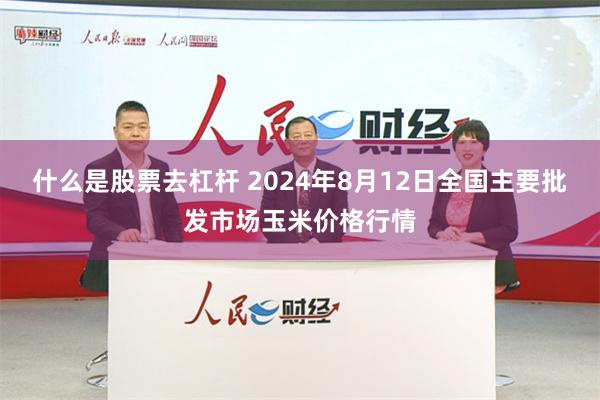 什么是股票去杠杆 2024年8月12日全国主要批发市场玉米价格行情