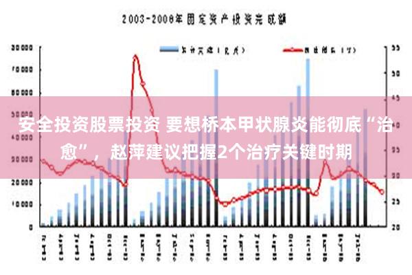 安全投资股票投资 要想桥本甲状腺炎能彻底“治愈”，赵萍建议把握2个治疗关键时期