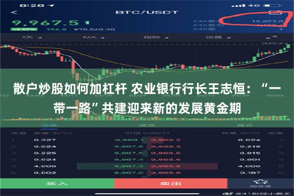散户炒股如何加杠杆 农业银行行长王志恒：“一带一路”共建迎来新的发展黄金期